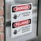 Signmission Electrical Hazard Bilingual Danger Sign, Vinyl Decal, 7in W x 10in L, 2PK OS-2PACK-DS-D-710-VS-1196 - alternate 3
